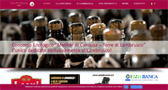 Desktop Screenshot of concorsolambrusco.it