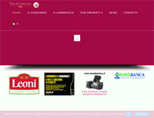 Tablet Screenshot of concorsolambrusco.it